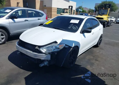 2016 Dodge Dart Sxt из США, поврежденный, VIN 1C3CDFBA7GD584656